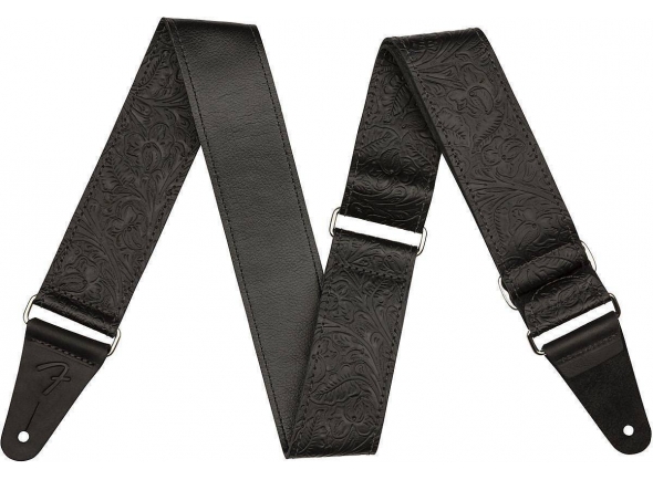 Fender Tooled Leather Guitar Strap 2'' Black Fender Tooled Leather Guitar Strap 2'' Black